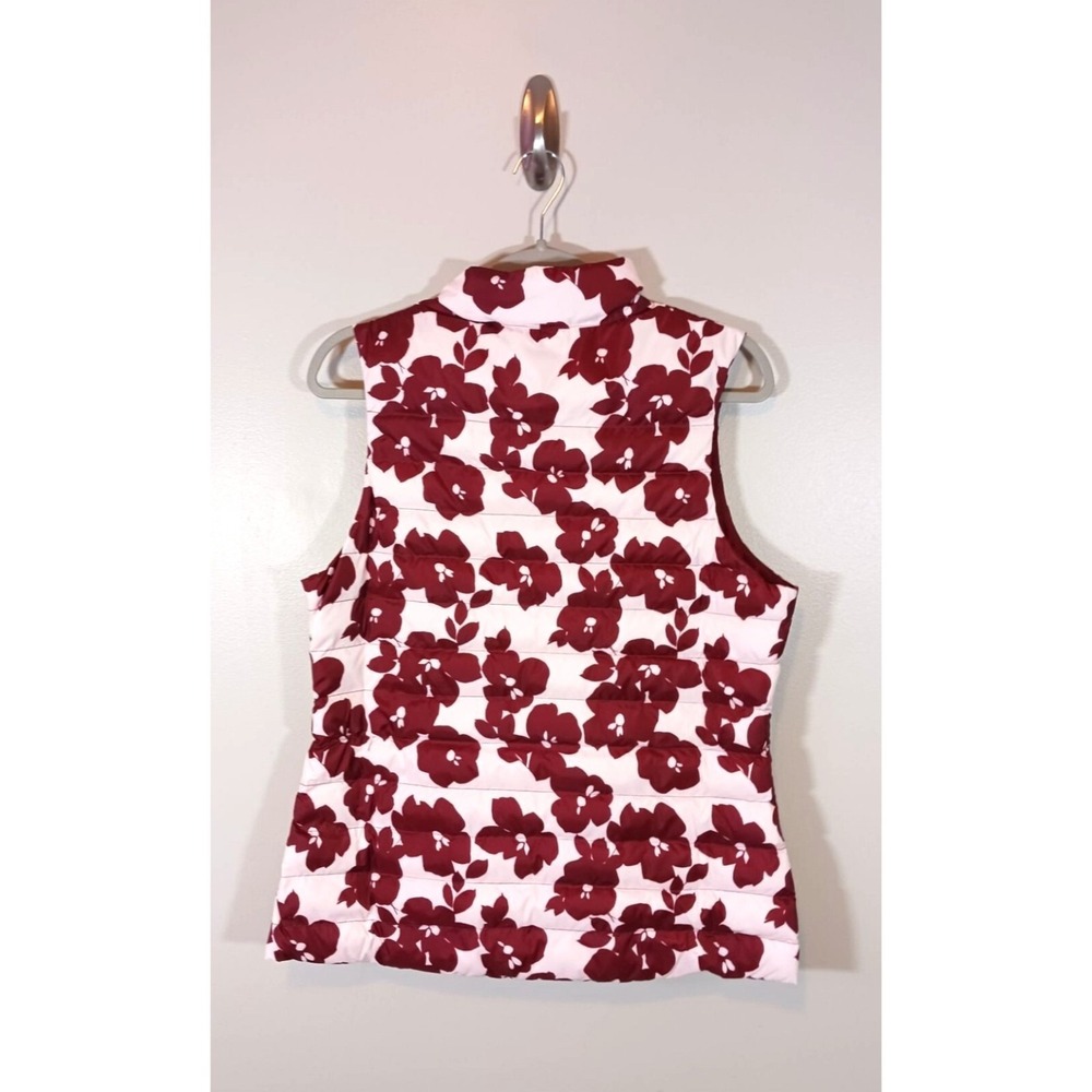 G Fore Floral Golf Athleisure Full Zip Puffer Vest Size M NWT - Picture 2 of 6